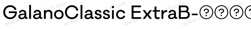 GalanoClassic ExtraB字体转换